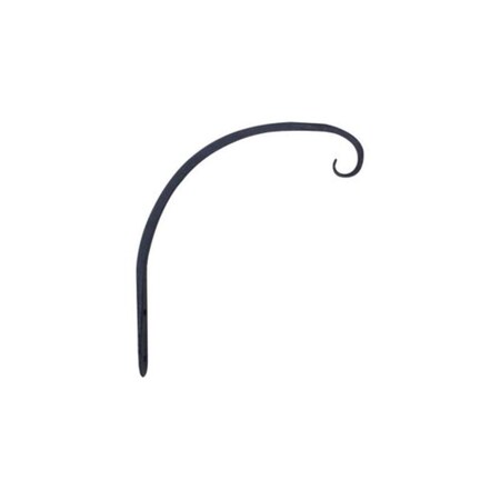 Dare2Decor 8 in. Curved Hanging Plant Hook Black DA3856653